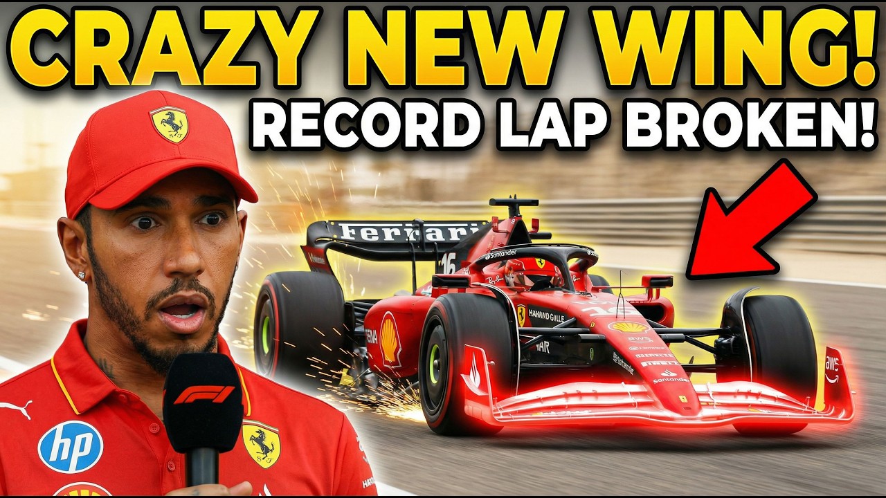 New Best Lap of Bahrain F1 Test as Crazy Ferrari Wing Causes Stir!