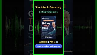 Stop Feeling Overwhelmed | Getting Things Done in 80 Seconds #GTD #Productivity #Focus