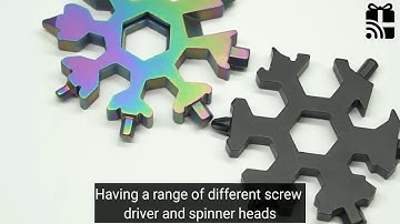 18 in 1 Snowflake Multi Tool Screwdriver