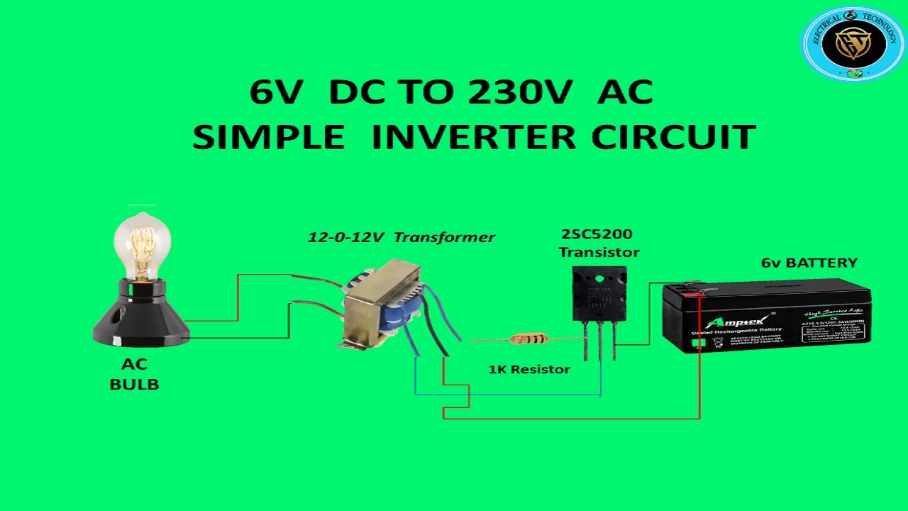 Mini Inverter 6V to 230V DC to AC Inverter Home made