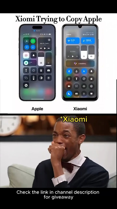 Apple vs Xiaomi Ui Design #trending #iphonevsandroid #shorts