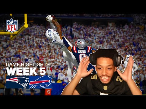 Namizzy Reacts to New England Patriots vs Buffalo Bills Game Highlights | 2025 NFL Season Week 5