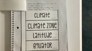 Celebrity Weather Definitions- Interactive Notebook Net Worth