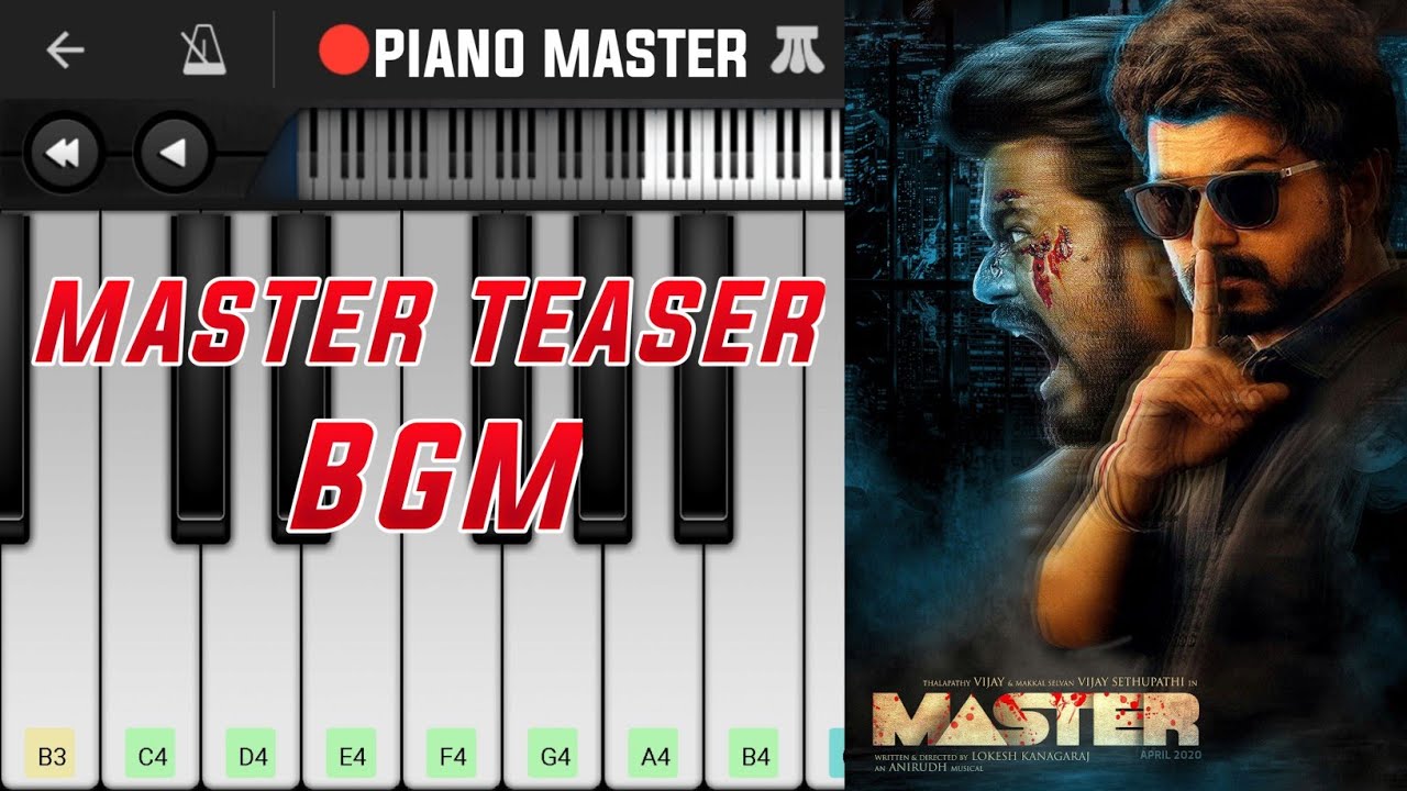 Master Teaser BGM Piano Tutorial