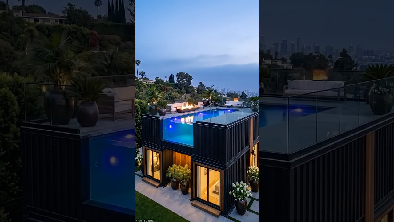 Building an Ultra-Luxury Container Home with a ROOFTOP POOL (Satisfying Transformation)