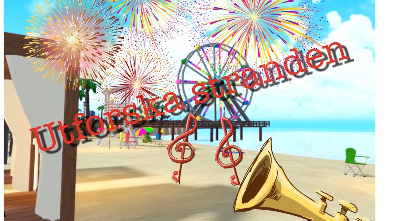 Utforska stranden ￼i Bloxburg (svenska)￼