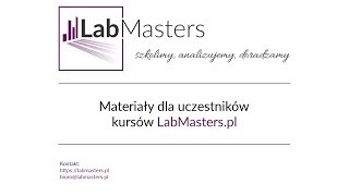 Labmasters - Materiały Szkoleniowe