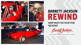 Sammy Hagar's 1967 Shelby GT500 'Red Rocker'  BARRETTJACKSON 2006 REWIND