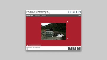 DSEAR & ATEX Made Easy - A Foundation Level Course (Demo)