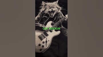 Cat rocking #music #guitar #bbc #tednugent @tednugent ￼