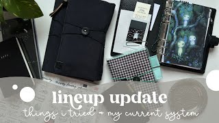 let's talk about notebooks! • my current system + what didn't work | planner & journal lineup update