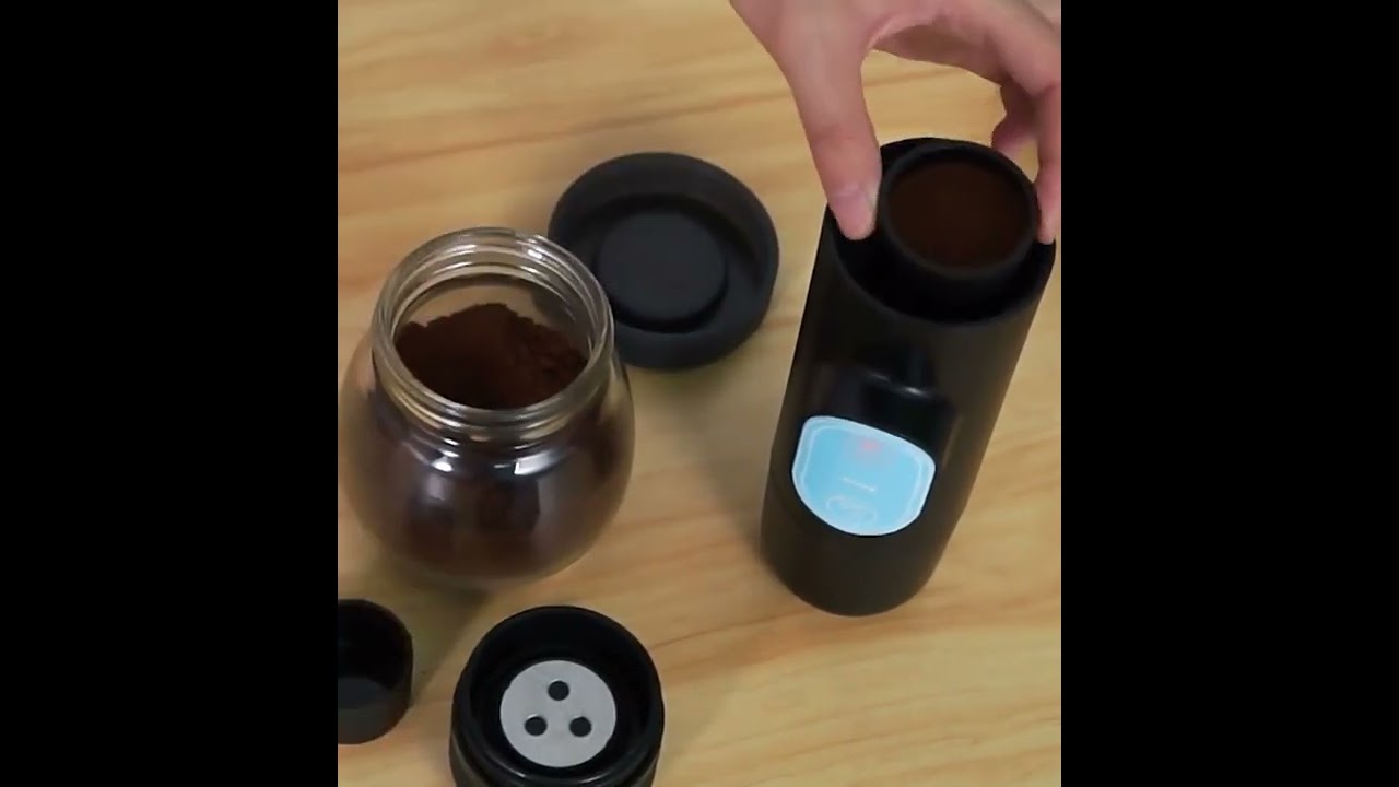 USB Charging Portable Powder and Capsule Coffee Maker