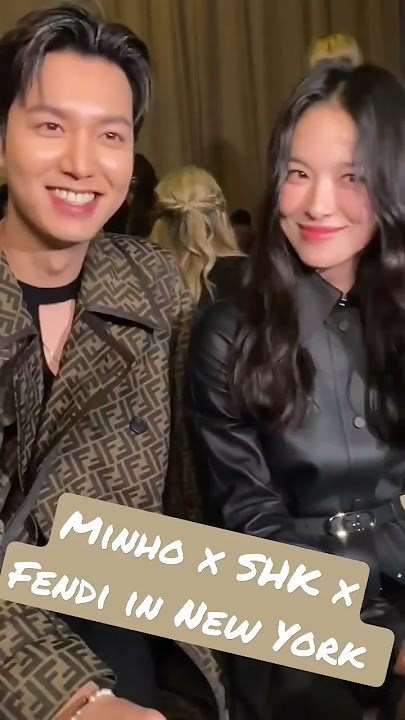 Actors #leeminho and #songhyekyo at #fendi #newyork #nycfw #nyfw #celebrity #fashion #fendibaguette