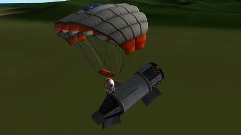 KSP - Space Capsule Paragliding Wing Landing Concept