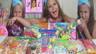 jelibon şekerleme denedik . çeşit çeşit ve finalistleri açıklıyoruz )) çocuk videosu