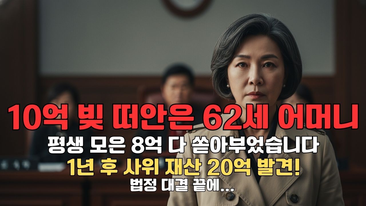 사위가 딸 명의로 10억 빚... 62세 어머니의 통쾌한 복수
