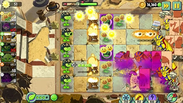 Level 100 pyramid of doom (No cheats,mods or money) PvZ2 endless