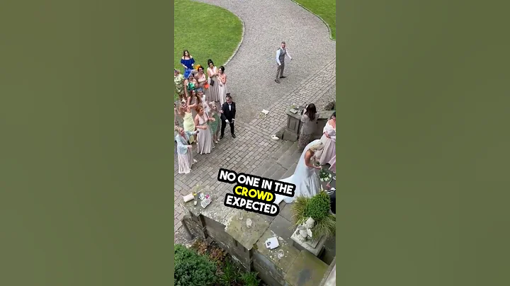 This bouquet toss took an unexpected turn 😲