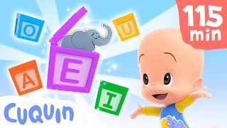 Vowels unboxing and more educational videos for kids with Cuquin