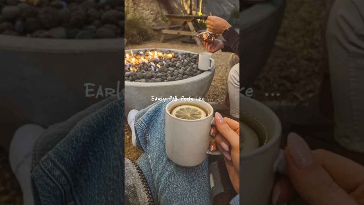 Early fall vibes 🍂☕✨ 