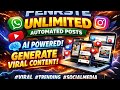 POSTSIN AI 🚀 Unlimited Auto Posting for WhatsApp, YouTube & Instagram (Go Viral Instantly!)