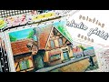 🖌️ Painting Studio Ghibli Scene - with KOI Watercolors by SAKURA 🌸