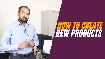How to create new products in AccroBIZ POS