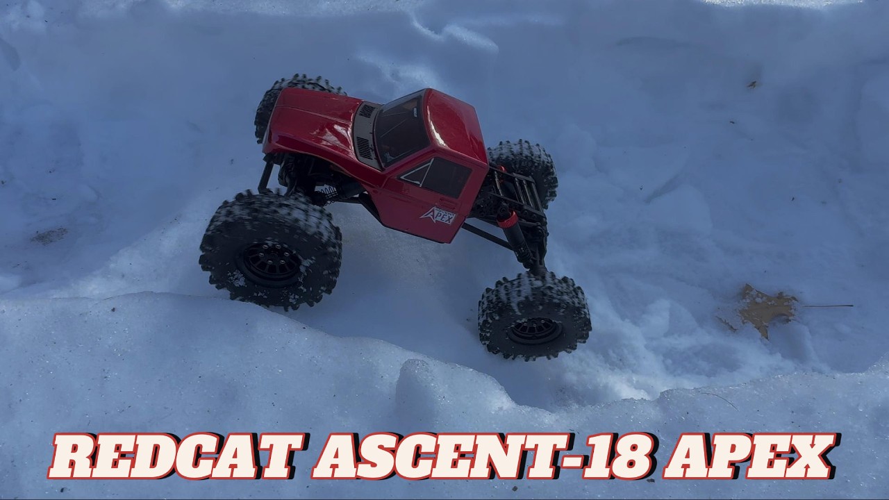 Redcat Ascent-18 APEX vs DEEP SNOW ❄️ 1/18 Scale #redcatracing #rcracing #rccrawler 