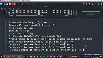 Wordlist Creation - inplant training for cse students - kaashiv Venkat #kaashivinfotechreviews