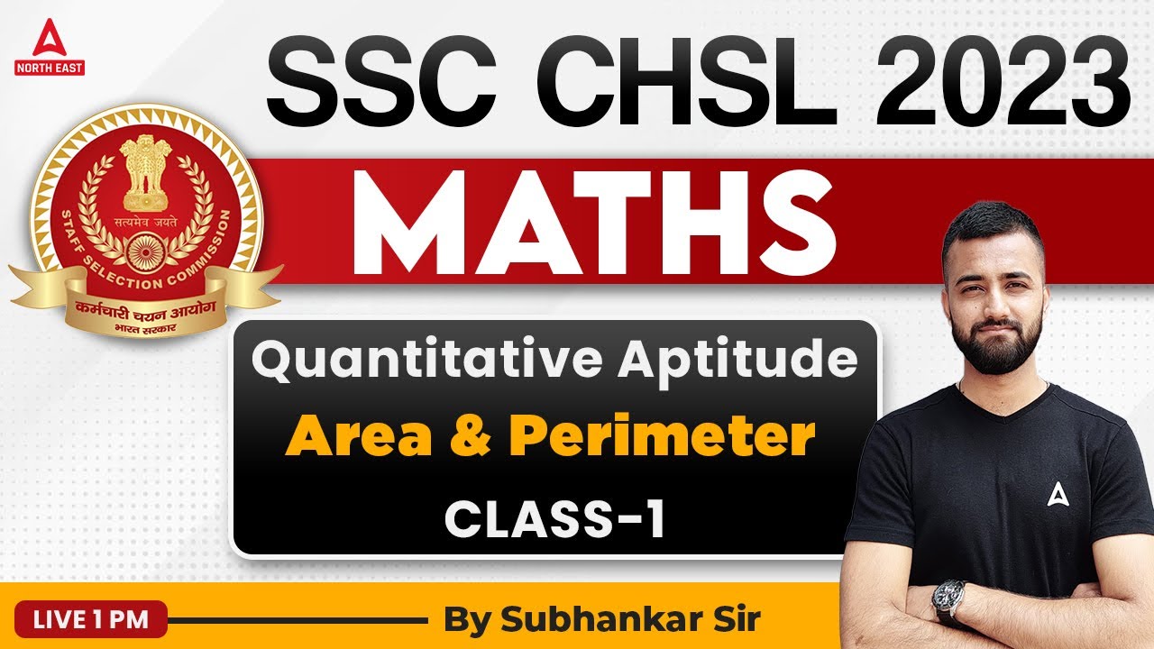SSC CHSL Classes 2023 | SSC CHSL Maths Classes 2023 | Area and ...
