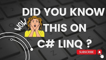 STREAMING support in LINQ C# 😮
