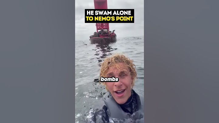 He sailed to the farthest point in the ocean