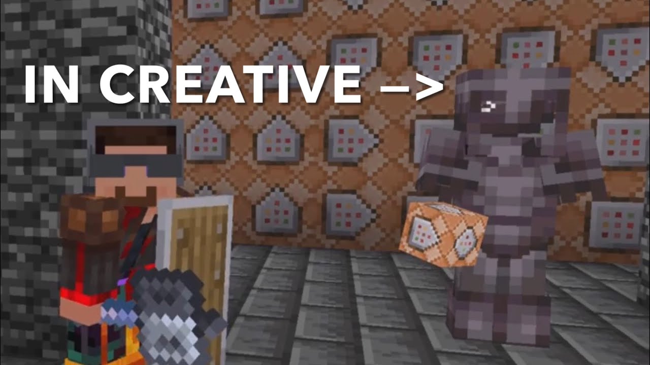 I Fought A Player In Creative Mode - YouTube