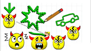 Satisfying Android Games DRAW TO SMASH, vs KICK LOSER (Ragdoll Break), walkthrough Interesting Game,