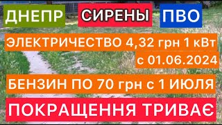 ДНЕПР🔥СИРЕНЫ🔥ЭЛЕКТРОЭНЕРГИЯ 4,32 грн 1 кВт🔥БЕНЗИН ПО 70🔥ШОК #украина #украинароссия #днепр