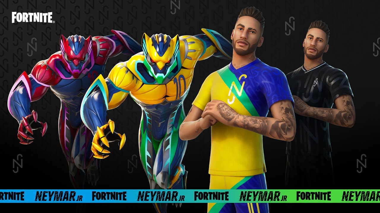 Neymar Jr is the first football player with skin in Fortnite