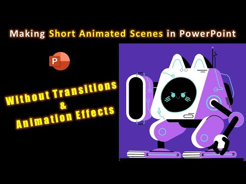 Create Short Animated Scenes in PowerPoint | No Animation Effects or Transitions