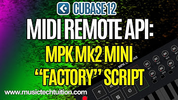 Cubase 12 MIDI Remote: MPK Mini Mk2 