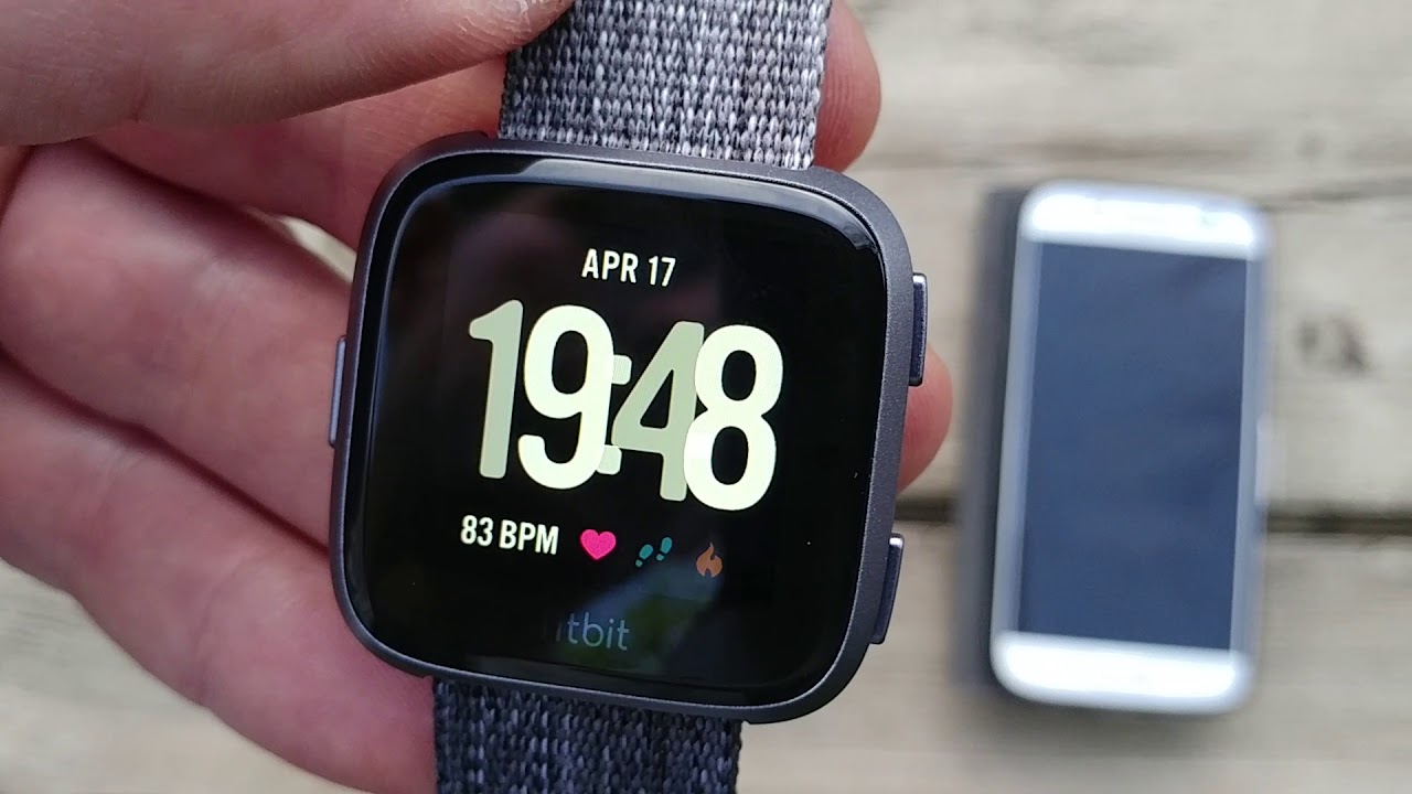 how to get to settings on fitbit versa