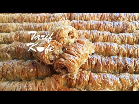 Baklavalık Yufkadan Sütlü Burma Tatlısı (Burma Baklavası)