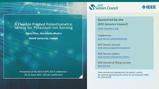 A Flexible Printed Potentiometric Sensor for Potassium Ion Sensing