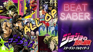 JoJo's Bizarre Adventure ALL OP SFX 1 - 9 | Beat Saber Custom Maps