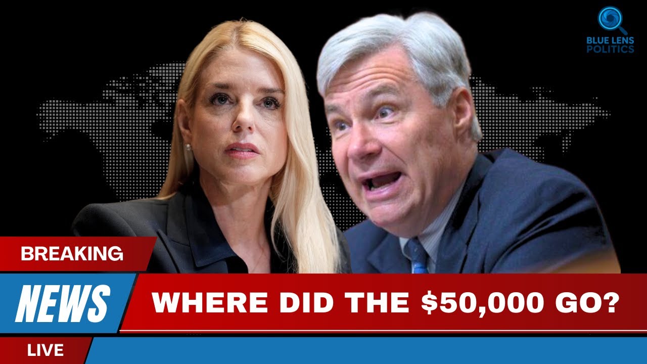Whitehouse CORNERS Pam Bondi on Epstein & Trump — She REFUSES to Answer