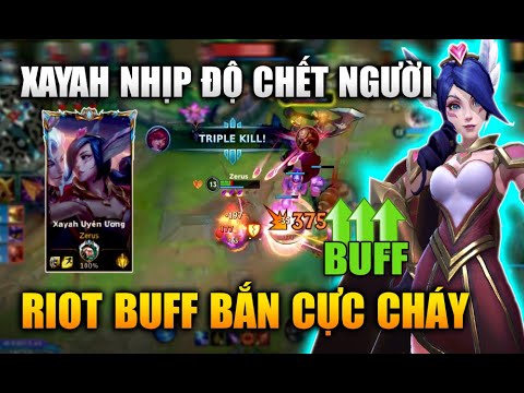 Video [LMHT Tốc Chiến] Xayah Được Buff Bắn Cực Cháy Với Nhịp... - youtube