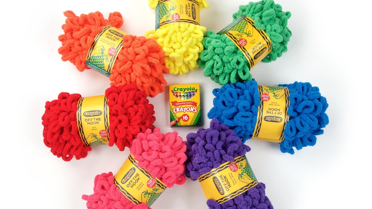 Meet Crayola™ Off The Hook Yarn! YouTube
