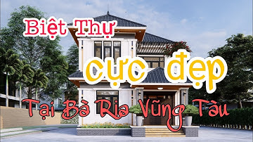Bất ngờ với mẫu biệt thự mái Nhật đẹp mà giá rẻ tại Bà Rịa Vũng Tàu | Kiến Trúc Nhà Mộc
