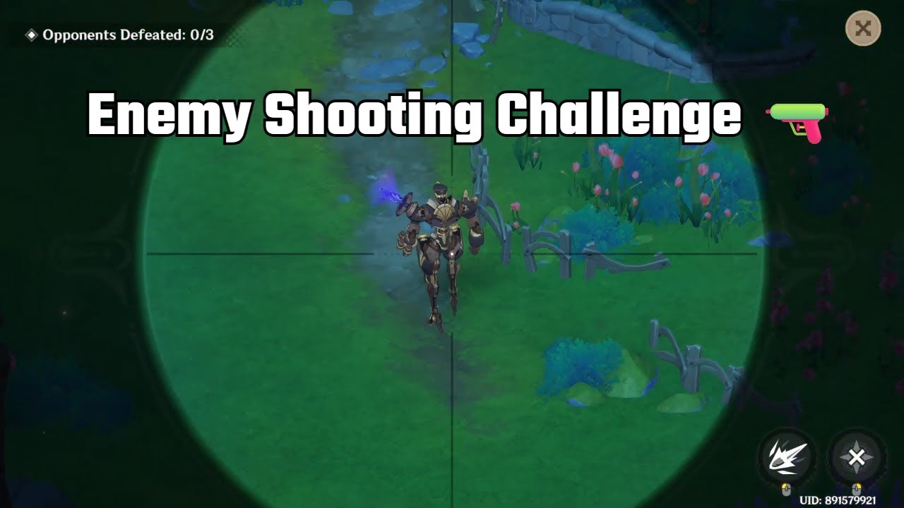 Enemy Shooting Challenge Event 🔫 | Genshin Impact Combat Mini-Game