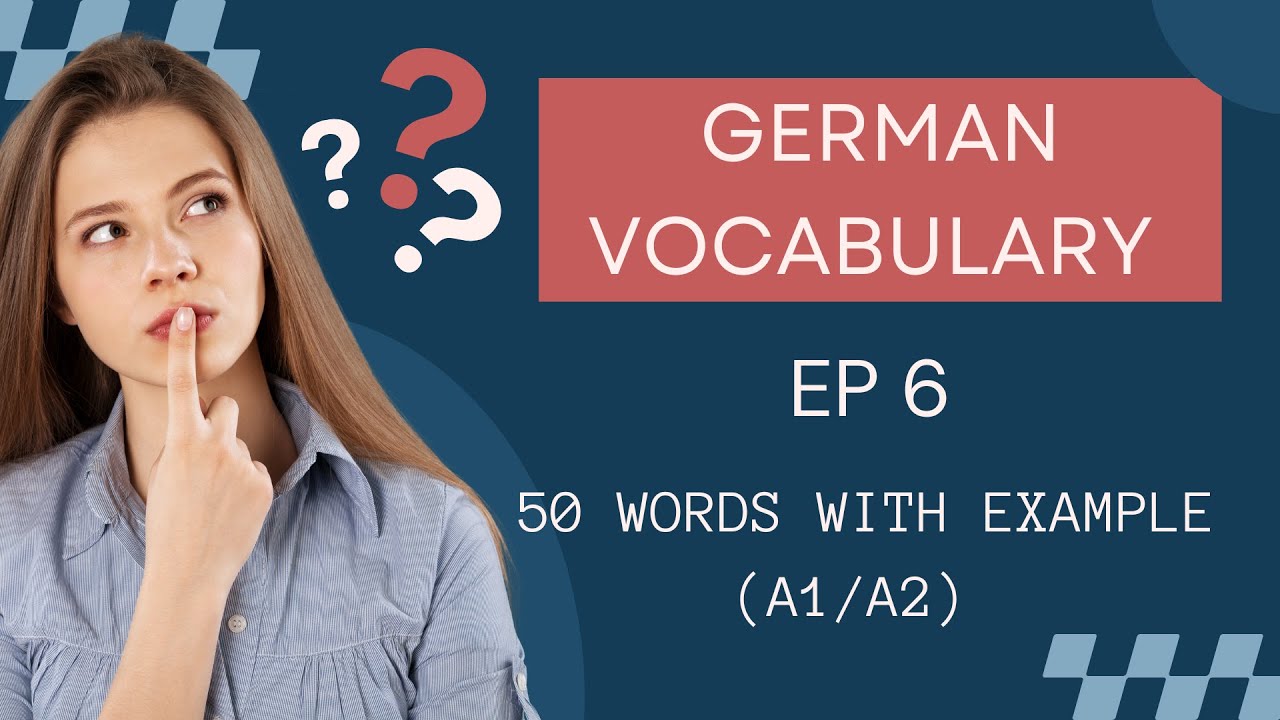 [EP. 6] Learn German While Sleeping German vocabulary with examples