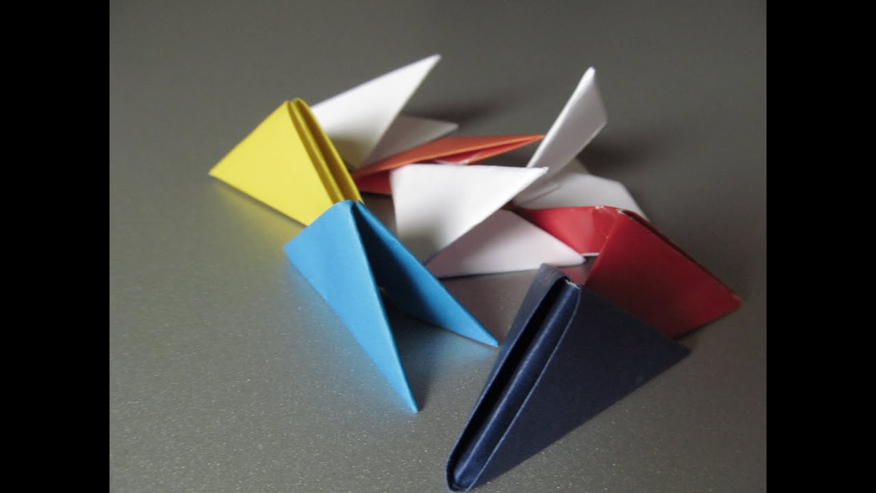 Как делать треугольники для модульного оригами