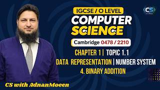 Binary Addition | IGCSE / O Level Computer Science (0478 / 2210)